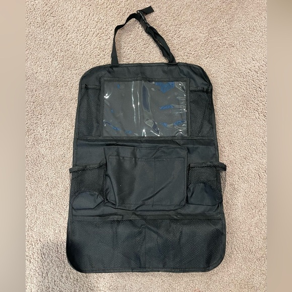 Multi-Pockets Black Car Back Seat Organizer - Picture 1 of 5